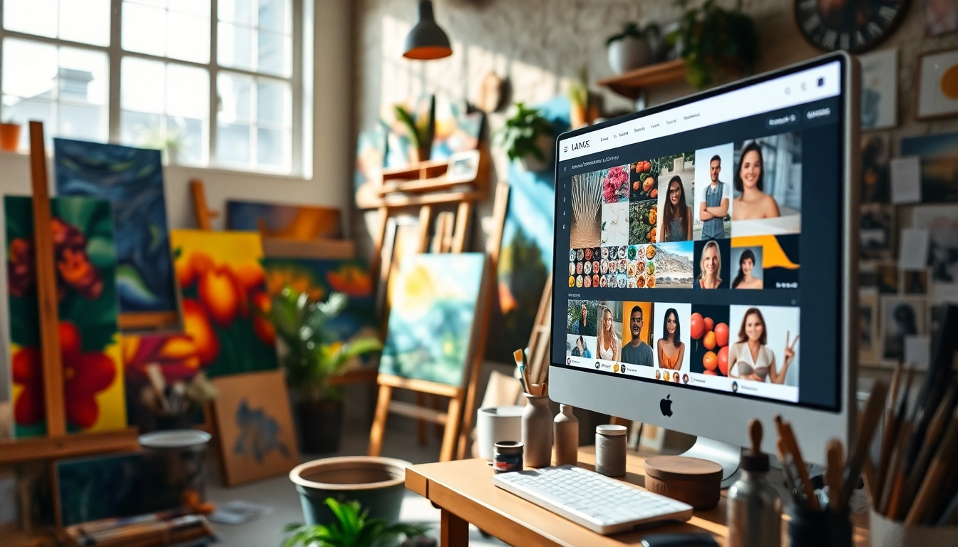 online marketplace for local artists-title
