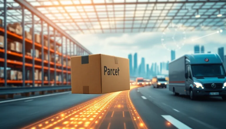 parcel tracking with delivery time-title